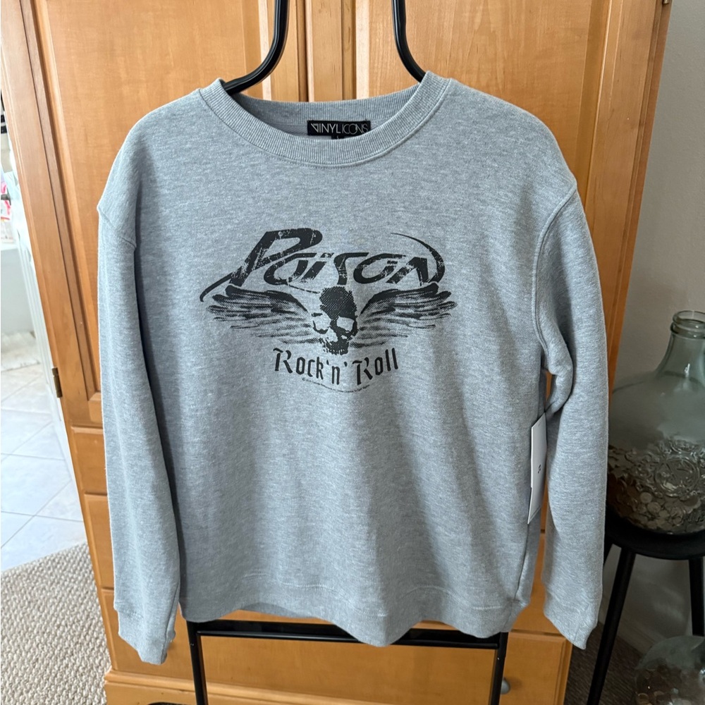 Poison Gray Rock 'n' Roll Sweatshirt